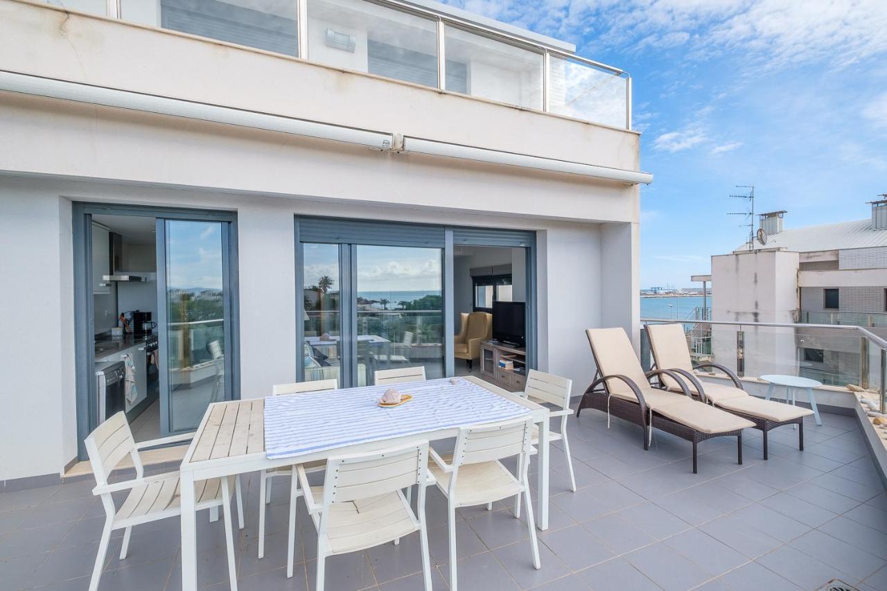 Ático-dúplex geniales vistas al mar Vinarós Exterior foto